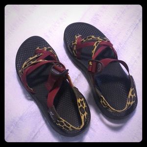 RARE Leopard Print Chacos